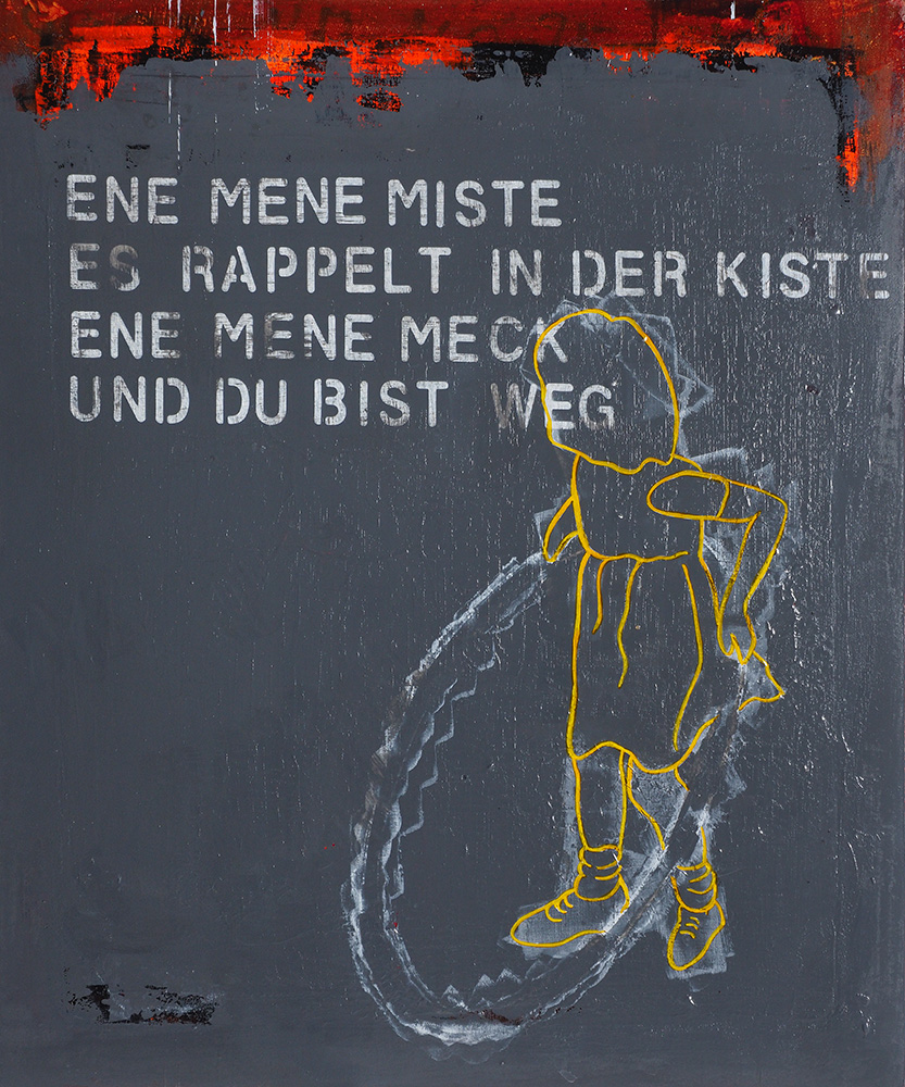 Was rappelt, 40 x 48 cm Fang mich doch ...